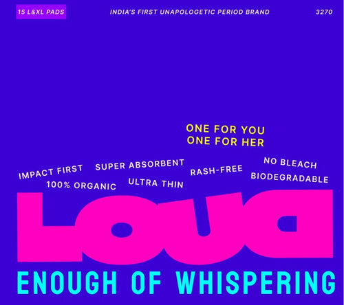 *Pre-Order* LOUD Flo Squad – 15 Pads Rash-Free • Biodegradable • No Bleach